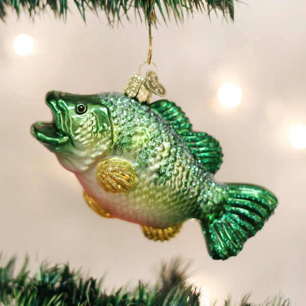 Largemouth Bass Glass Ornament