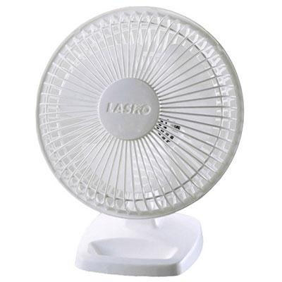 Lasko 2002W 6" Personal Table Fan, White
