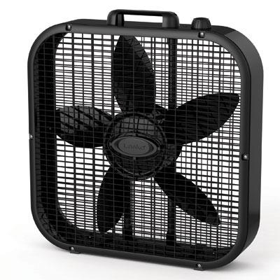 Lasko B20401 20" 3-Speed Box Fan Black