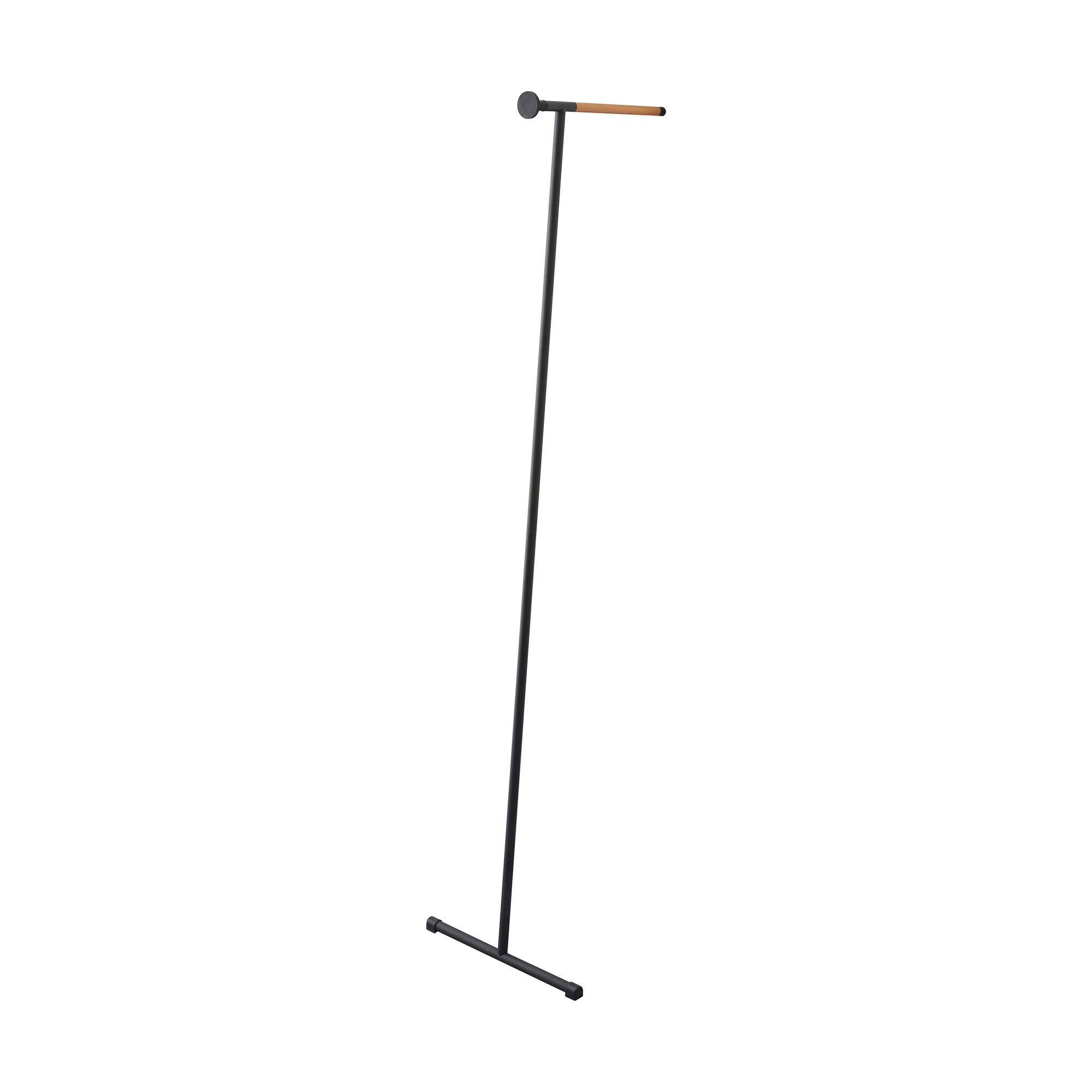 Leaning Clothes Hanger (64" H) - Steel + Wood