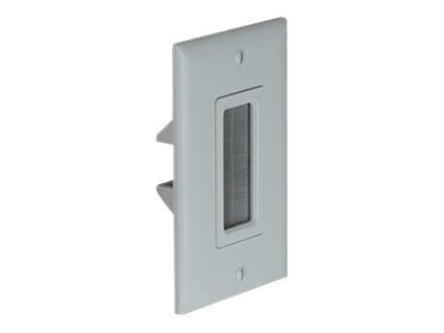 Legrand - Cable entry plate with brush - wall mountable - white WP1014WHV1