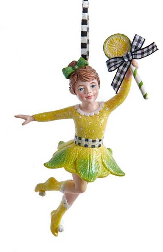 Lemonade Fairy Ornament - Lemon Lollipop