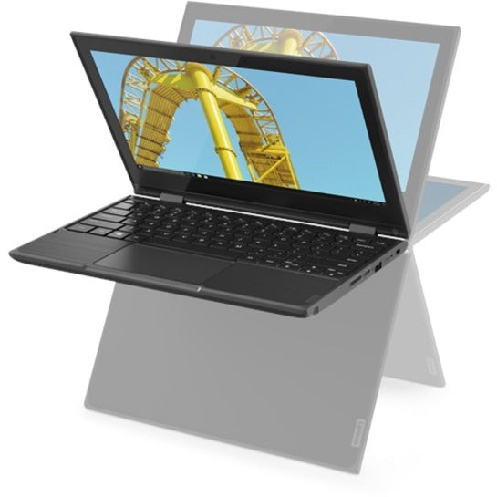 Lenovo 300e 81M900FTUS 11.6 Touchscreen Convertible 2 in 1 Notebook - HD - Intel Pentium Silver N5030 - 4 GB - 128 GB SSD - Black"