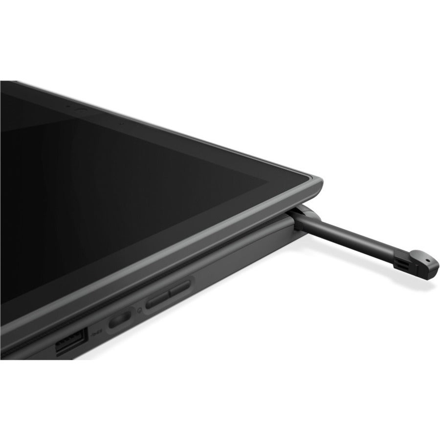 Lenovo 300e 81M900FTUS 11.6 Touchscreen Convertible 2 in 1 Notebook - HD - Intel Pentium Silver N5030 - 4 GB - 128 GB SSD - Black"