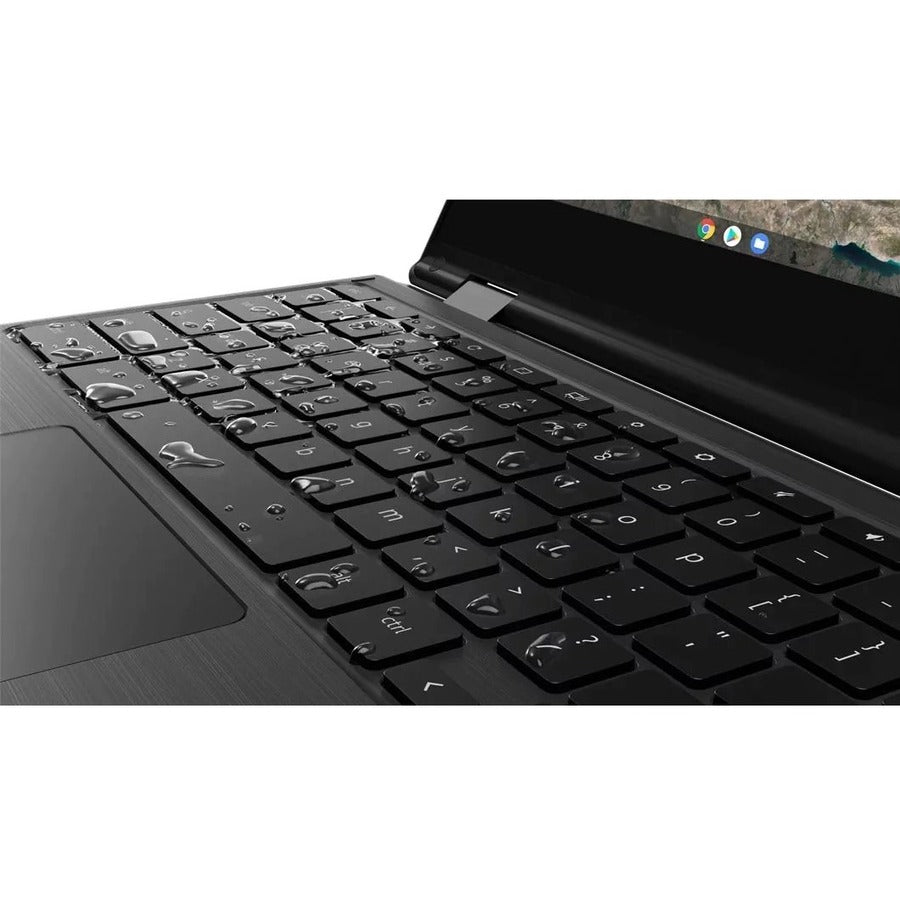 Lenovo 300e Chromebook 2nd Gen 81MB0061US 11.6 Touchscreen Chromebook - HD - Intel Celeron N4120 - 8 GB - 64 GB Flash Memory - English Keyboard - Black"