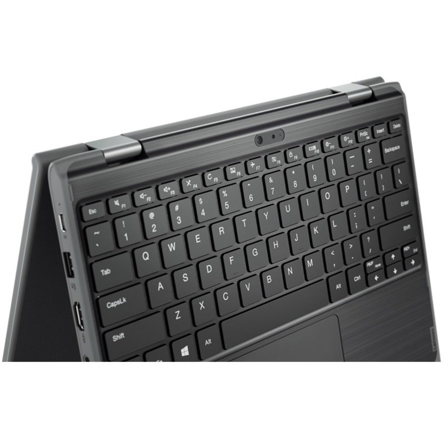 Lenovo 300e Windows 2nd Gen 81M900E6US 11.6 Touchscreen Netbook - HD - Intel Celeron N4120 - 4 GB - 128 GB SSD - English Keyboard - Black"