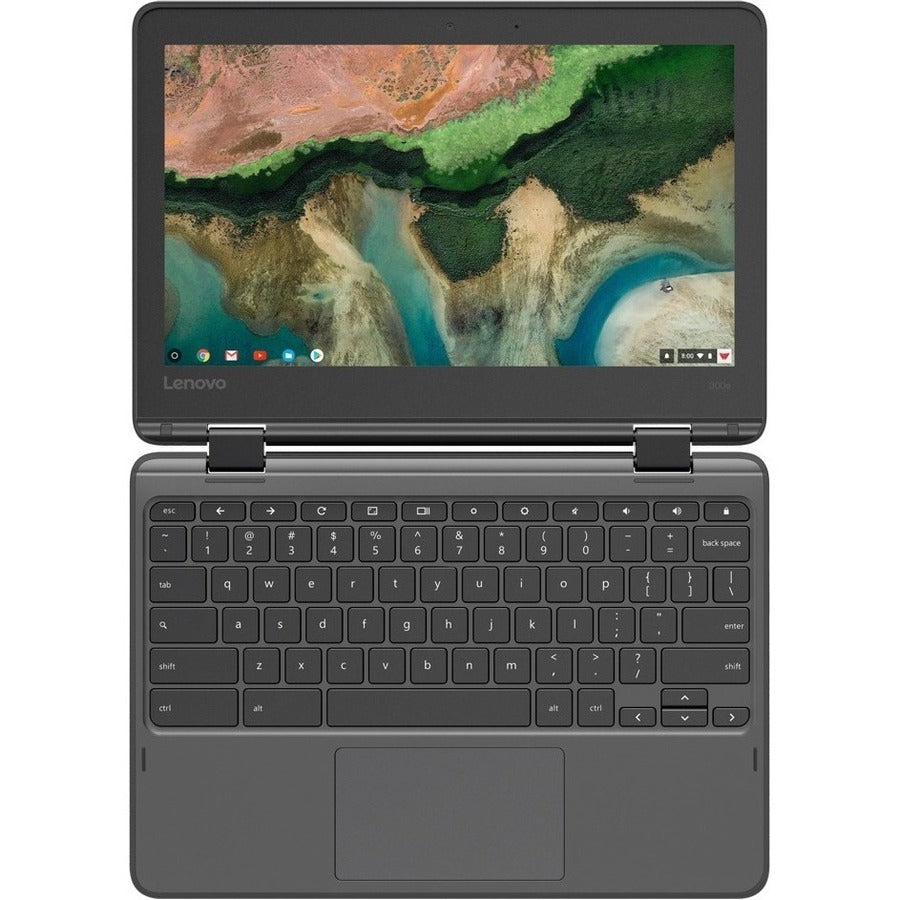 Lenovo 300e Windows 2nd Gen 81M9S02R00 11.6 Touchscreen 2 in 1 Notebook - HD - Intel Celeron N4120 - 8 GB - 128 GB SSD - English (US) Keyboard - Gray"