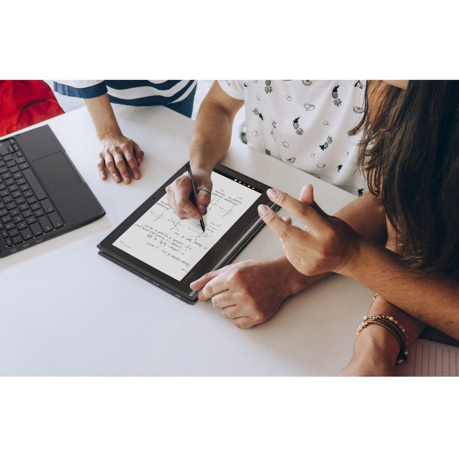 Lenovo 500E Chromebook 2Nd Gen 81Mc004Uus 11.6" Touchscreen Convertible 2 In 1 Chromebook - Hd - 1366 X 768 - Intel Celeron N4120 Quad-Core (4 Core) 1.10 Ghz - 8 Gb Total Ram - 64 Gb Flash Memory - Black