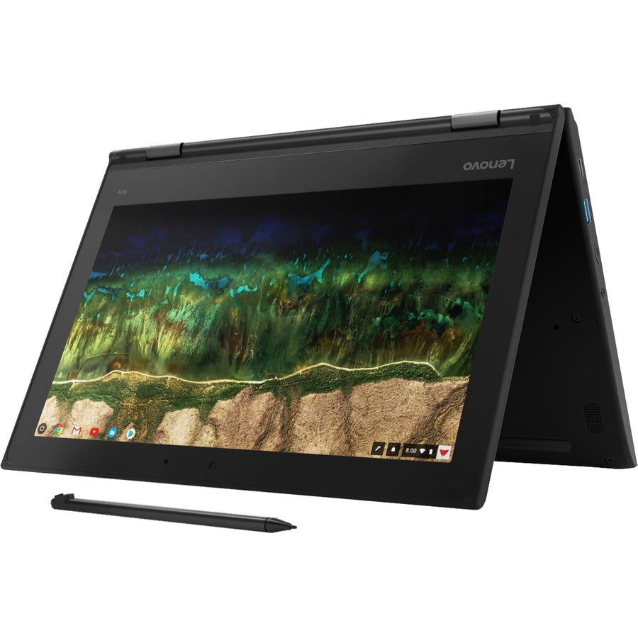 Lenovo 500E Chromebook 2Nd Gen 81Mc004Wus 11.6" Touchscreen Convertible 2 In 1 Chromebook - Hd - 1366 X 768 - Intel Celeron N4120 Quad-Core (4 Core) 1.10 Ghz - 4 Gb Total Ram - 32 Gb Flash Memory - Gray