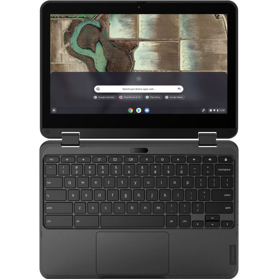 Lenovo 500e Chromebook Gen 3 82JB0002US 11.6 Touchscreen 2 in 1 Chromebook - HD - Intel Celeron N5100 - 8 GB - 64 GB Flash Memory - English Keyboard - Gray"