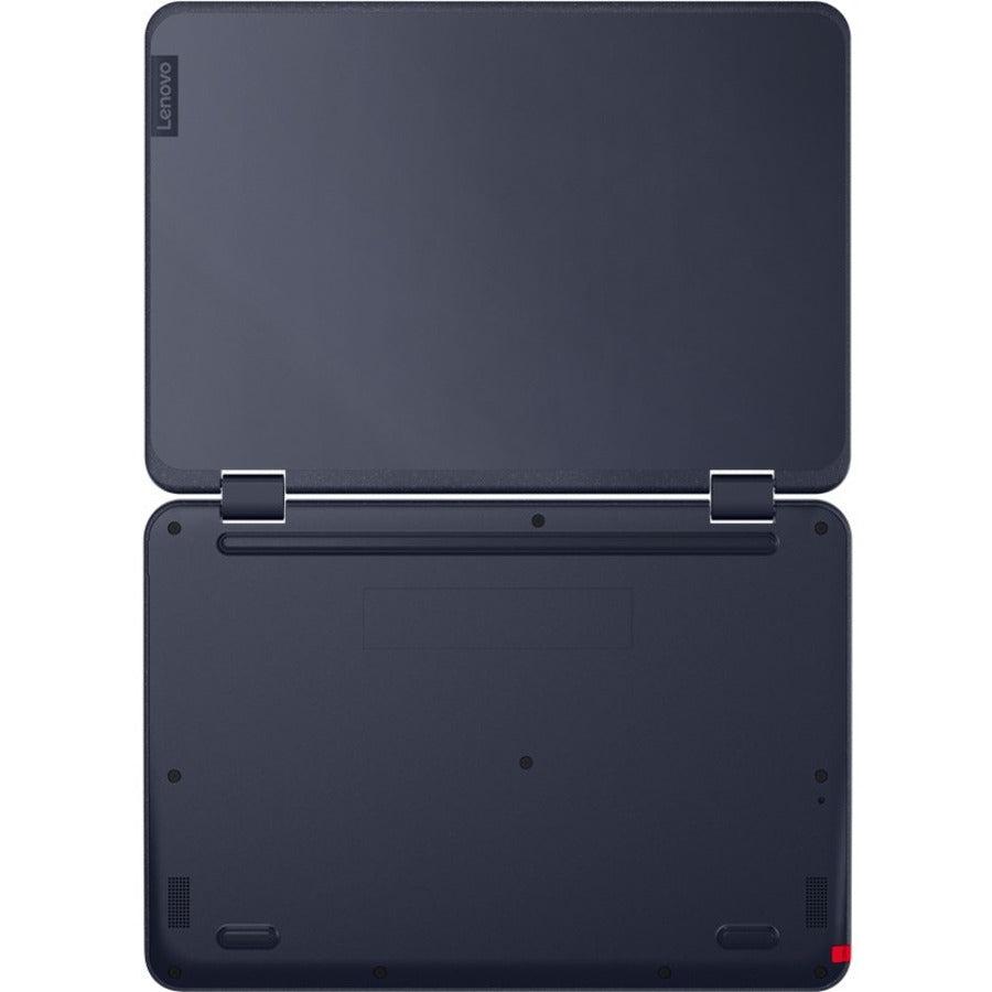 Lenovo 500W Hybrid (2-In-1) 29.5 Cm (11.6") Touchscreen Hd Intel® Celeron® N 4 Gb Lpddr4X-Sdram 64 Gb Emmc Wi-Fi 6 (802.11Ax) Windows 10 Pro Blue