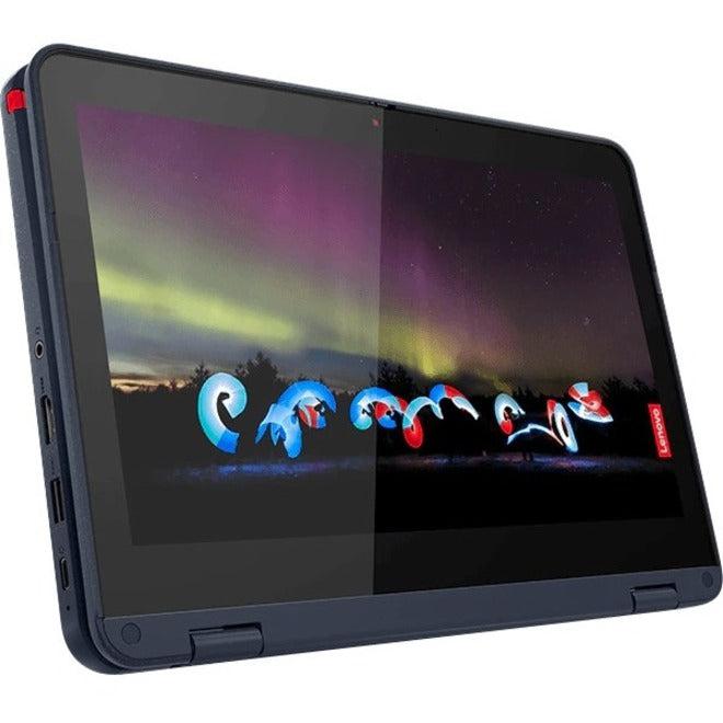 Lenovo 500W Hybrid (2-In-1) 29.5 Cm (11.6") Touchscreen Hd Intel® Celeron® N 4 Gb Lpddr4X-Sdram 64 Gb Emmc Wi-Fi 6 (802.11Ax) Windows 10 Pro Blue