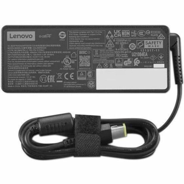 Lenovo 90W AC Adapter (Slim Tip) - 90 W - 120 V AC, 230 V AC Input - Black