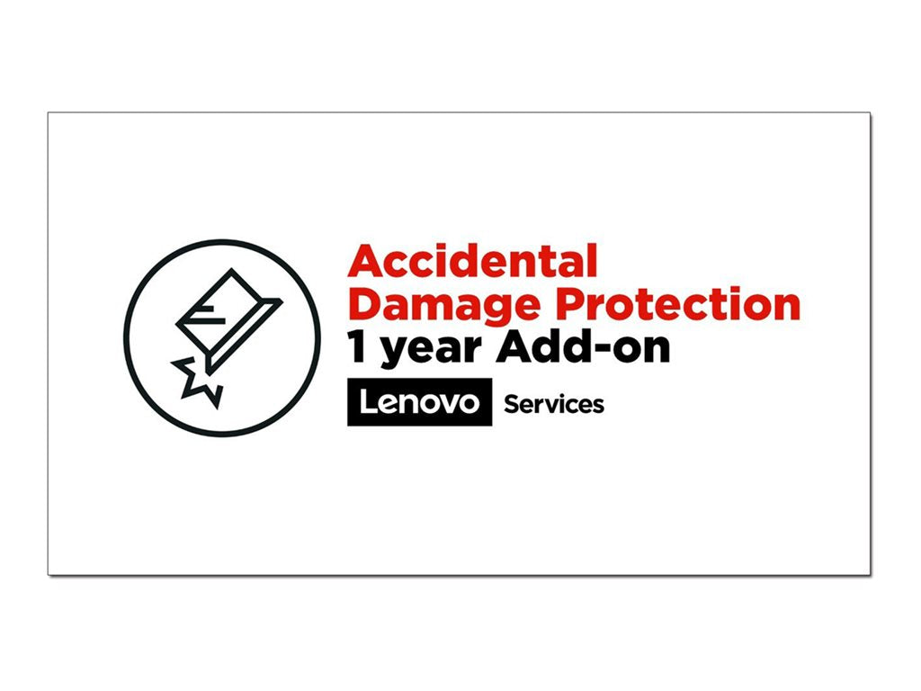 Lenovo Accidental Damage Protection - Accidental damage coverage - 1 year - for 100e Chromebook Gen 3; V14 G3 ABA; V14 IGL; V15 5PS0Q81870