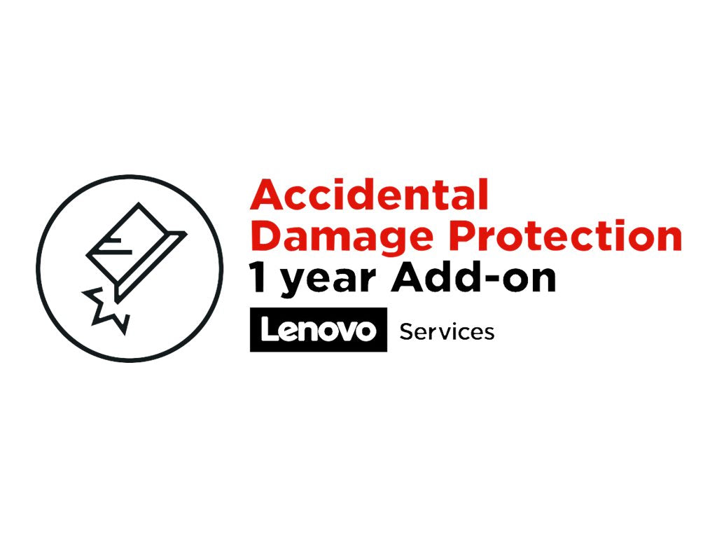 Lenovo Accidental Damage Protection Add On - Accidental damage coverage - 1 year - for P/N: 21G20009MX, 21G20048MX, 21G2004NMX, 5PS1H31727