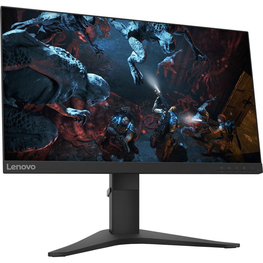 Lenovo G25-10 25 Class Full HD Gaming LCD Monitor - 16:9 - Raven Black" 65FEGCC2US