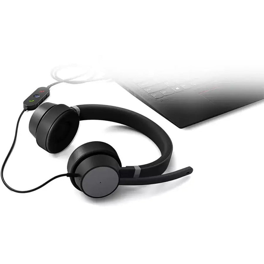 Lenovo Go Wired Anc Headset (Thunder Black)