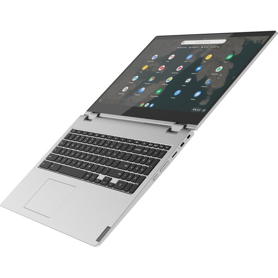 Lenovo-IMSourcing Chromebook C340-15 81T9000VUS 15.6 Touchscreen Convertible 2 in 1 Chromebook - Full HD - Intel Core i3 8th Gen i3-8130U - 4 GB - 64 GB Flash Memory - English Keyboard - Mineral Gray"