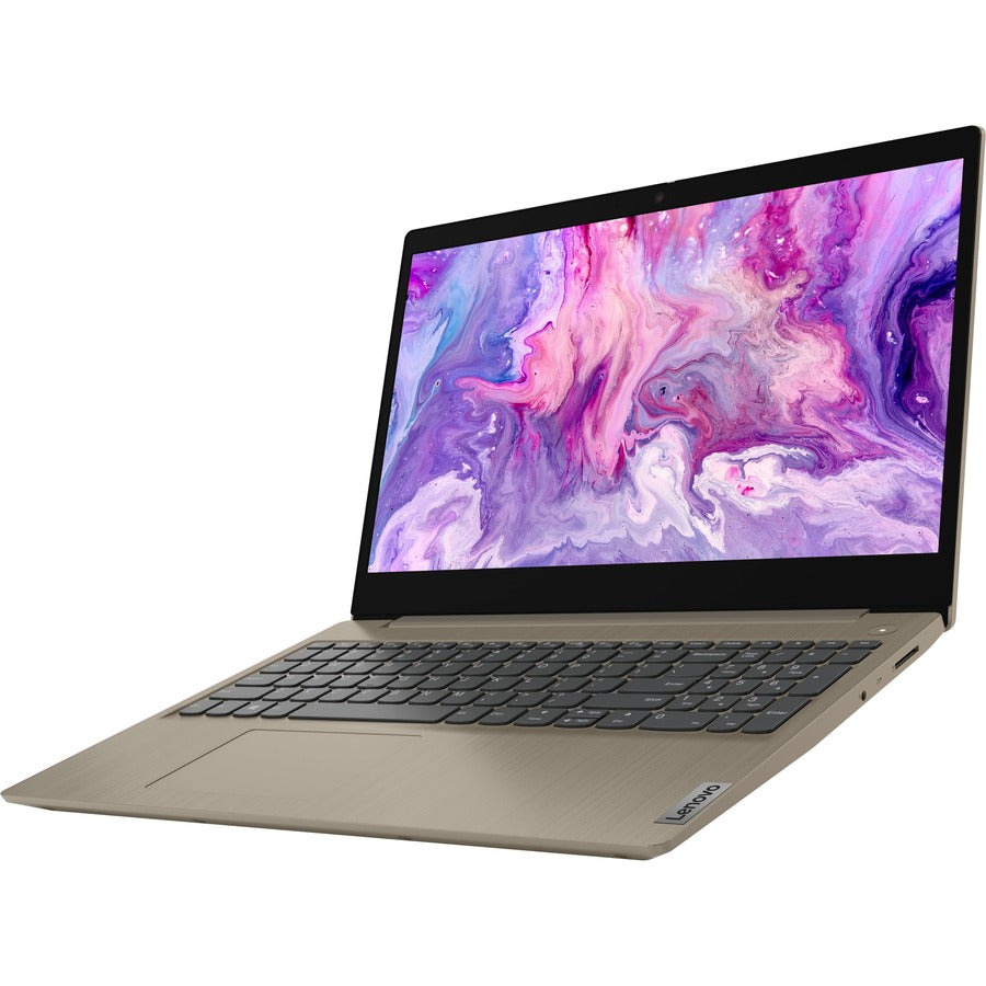 Lenovo-IMSourcing IdeaPad 3 15ITL05 81X800KLUS 15.6" Touchscreen Notebook - HD - 1366 x 768 - Intel Core i3 11th Gen i3-1115G4 Dual-core (2 Core) 3 GHz - 8 GB Total RAM - 4 GB On-board Memory - 256 GB SSD - Almond