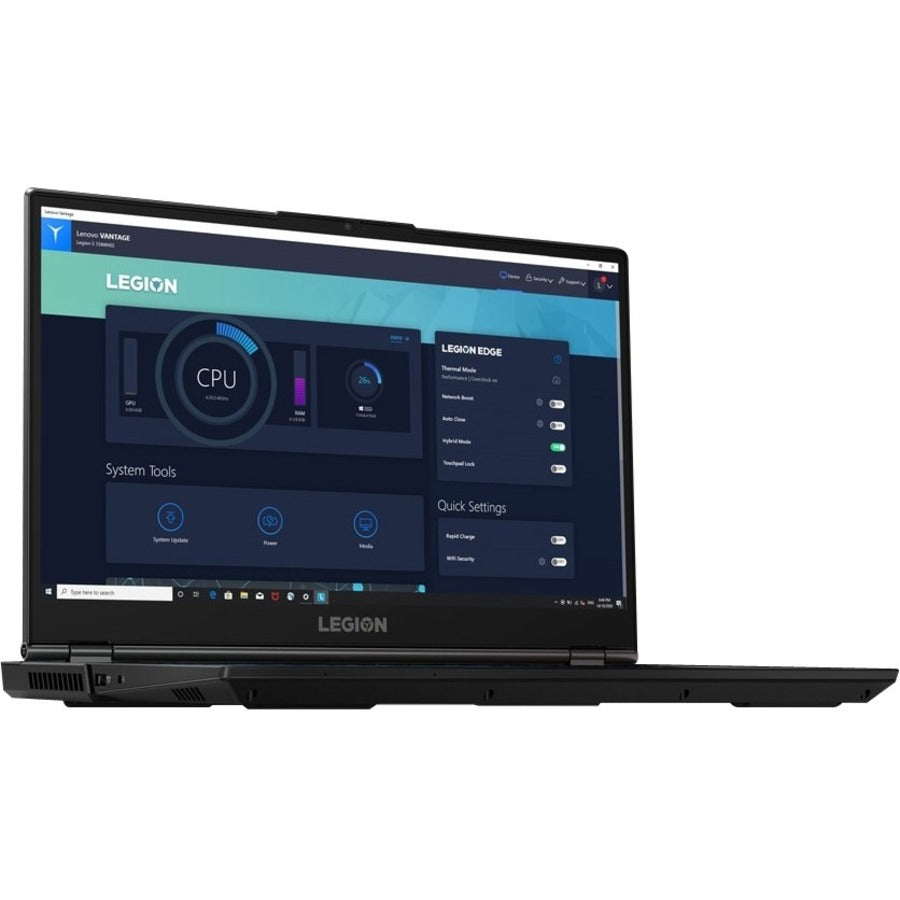 Lenovo-IMSourcing Legion 5 15IMH05 82AU00CGUS 15.6 Gaming Notebook - Full HD - Intel Core i7 10th Gen i7-10750H - 8 GB - 512 GB SSD - English (US) Keyboard - Phantom Black"