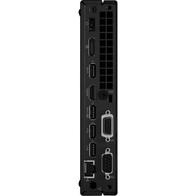 Lenovo-IMSourcing ThinkCentre M75q Gen 2 11JN002MUS Desktop Computer - AMD Ryzen 5 PRO 5650GE - 8 GB - 256 GB SSD - Tiny - Black