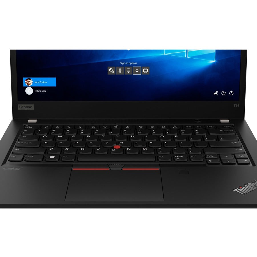Lenovo-IMSourcing ThinkPad T14 Gen 1 20S00036US 14 Notebook - UHD - Intel Core i7 10th Gen i7-10610U - vPro Technology - 16 GB - 1 TB SSD - English Keyboard - Black"