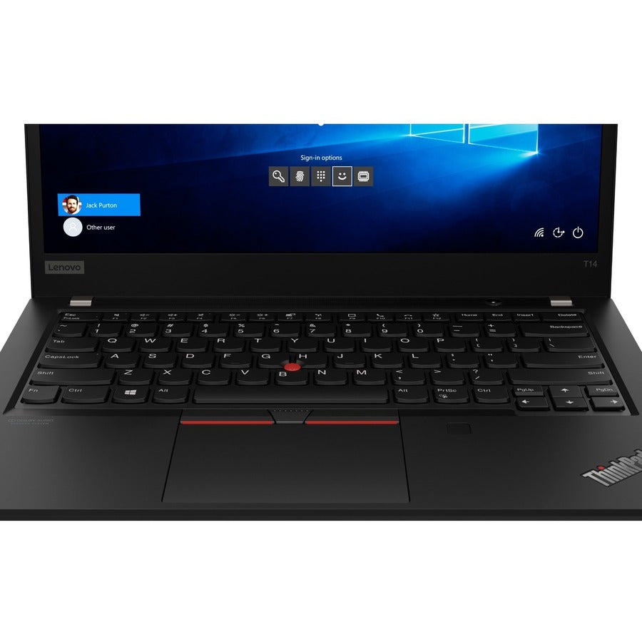 Lenovo-IMSourcing ThinkPad T14 Gen 1 20S0004RUS 14 Notebook - Full HD - Intel Core i7 10th Gen i7-10610U - vPro Technology - 16 GB - 512 GB SSD - Black"