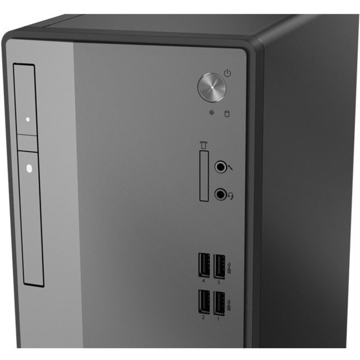 Lenovo-IMSourcing V50t 13IMB 11HD000DAX Desktop Computer - Intel Core i3 10th Gen i3-10100 - 4 GB - 1 TB HDD - Tower - Black
