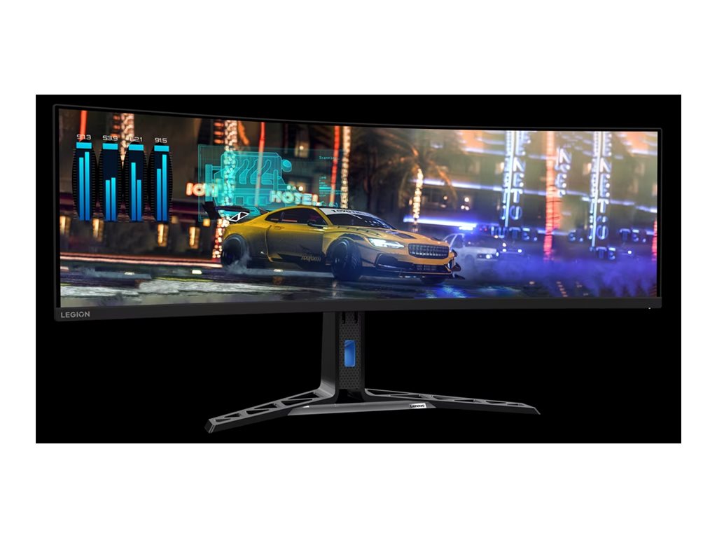 Lenovo Legion R45w-30 - LED monitor - curved - 45 (44.5" viewable) - 5120 x 1440 @ 165 Hz - VA - 500 cd/mï¿½ - 3000:1 - 1 ms 67B1GAC3US