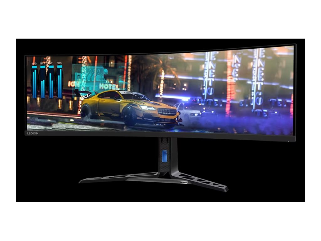 Lenovo Legion R45w-30 - LED monitor - curved - 45 (44.5" viewable) - 5120 x 1440 @ 165 Hz - VA - 500 cd/mï¿½ - 3000:1 - 1 ms 67B1GAC3US