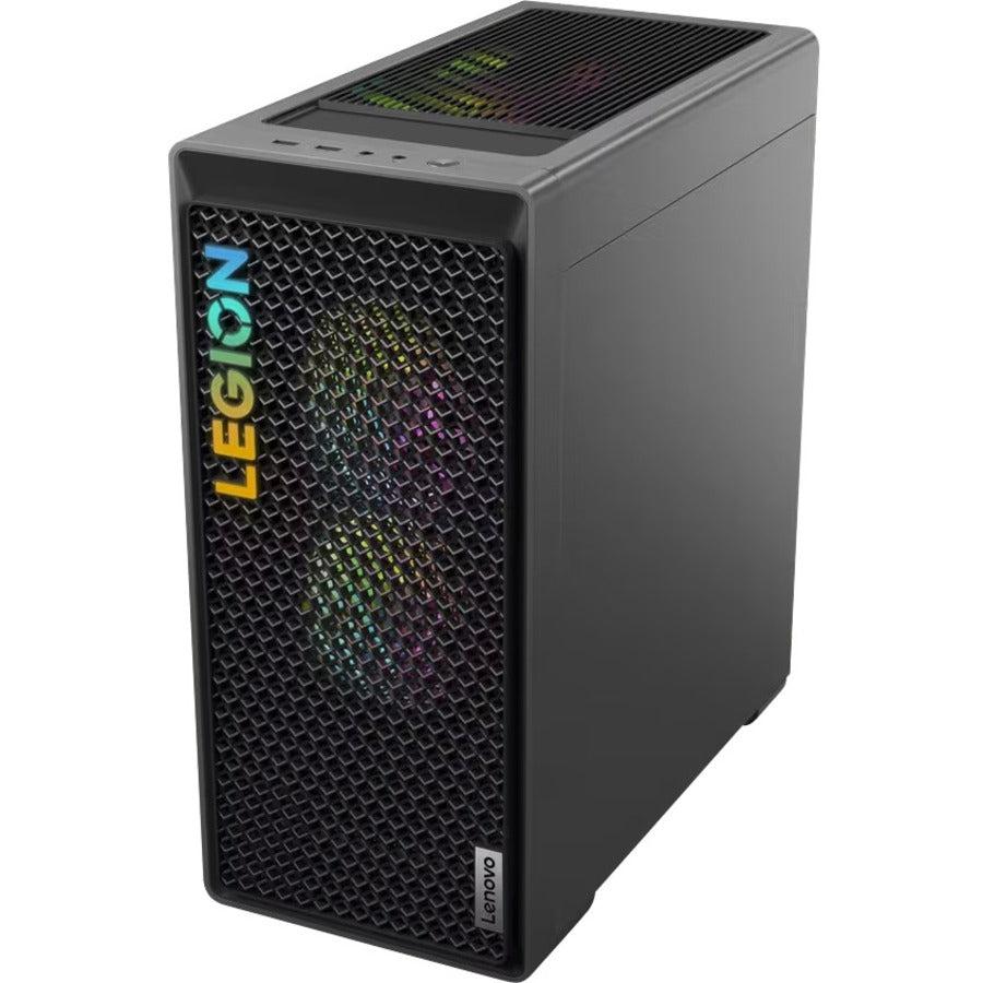 Lenovo Legion T5 26IRB8 90UT000MUS Gaming Desktop Computer - Intel Core i5 13th Gen i5-13400F Deca-core (10 Core) 2.50 GHz - 8 GB RAM DDR5 SDRAM - 1 TB HDD - 512 GB M.2 PCI Express NVMe 4.0 x4 SSD - Tower - Storm Gray