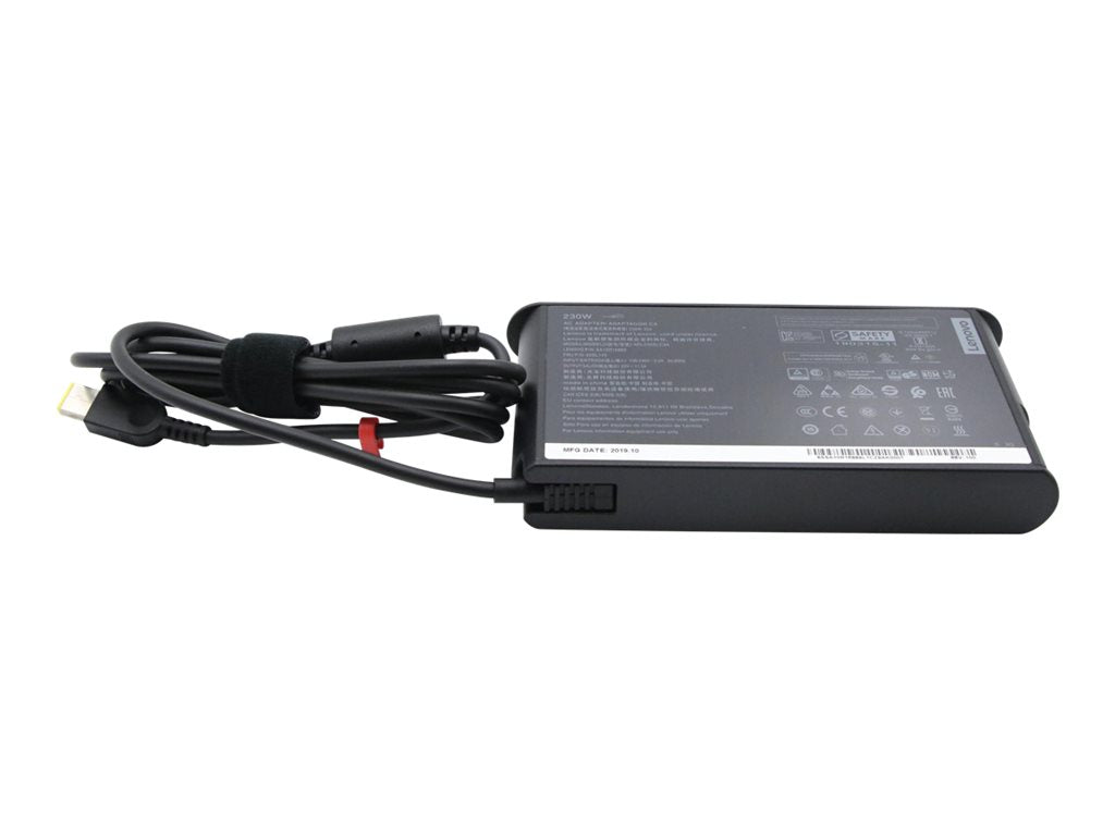 Lenovo - Power adapter - 230 Watt - India - for ThinkPad Thunderbolt 3 Workstation Dock, Thunderbolt 3 Workstation Dock Gen 2 02DL143