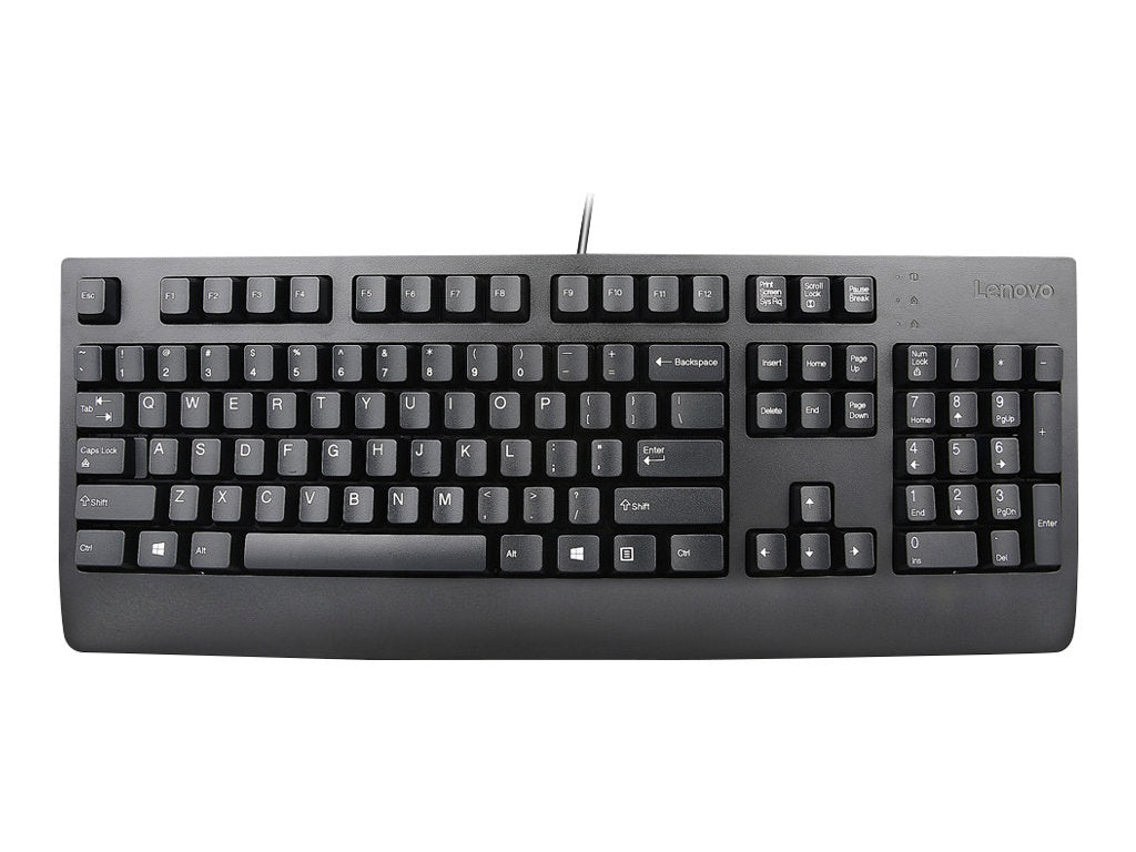 Lenovo Preferred Pro II - Keyboard - USB - AZERTY - French - black - FRU