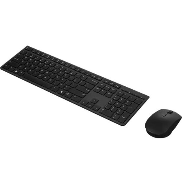 Lenovo Professional Wireless Rechargeable Combo Keyboard and Mouse-US English - USB Type