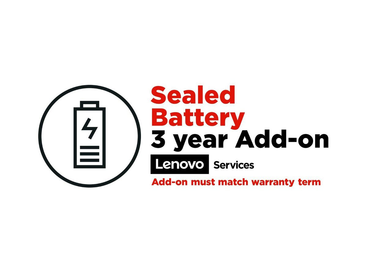 Lenovo Sealed Battery Add On - Battery replacement - 3 years (School Year Term) - for 100e Chromebook Gen 4; 14e Chromebook; 5WS0N75551