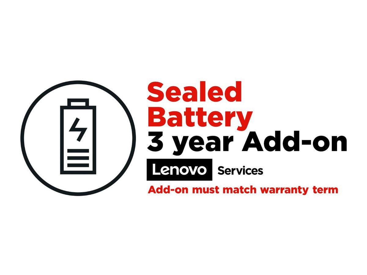 Lenovo Sealed Battery Add On - Battery replacement - 3 years - for ThinkPad P40 Yoga; P50s; P51; P51s; P52s; X1 Carbon; X1 Extreme; 5WS0F15923