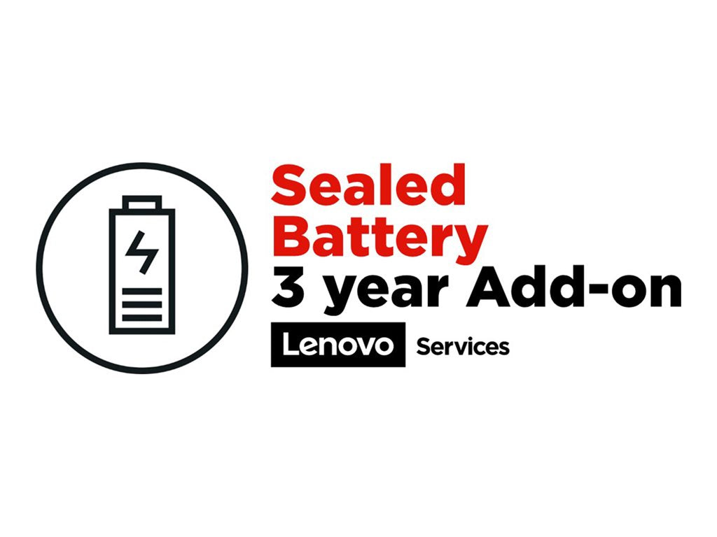 Lenovo Sealed Battery - Battery replacement (for system with 3 or 4 or 5 years on-site warranty) - 3 years 5WS0J50483