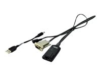 Lenovo Serial Conversion Option - Video / USB adapter - for Lenovo Global 2x2x16, Global 4x2x32; System x3500 M4; x3950 X5; ThinkSystem 46M5382