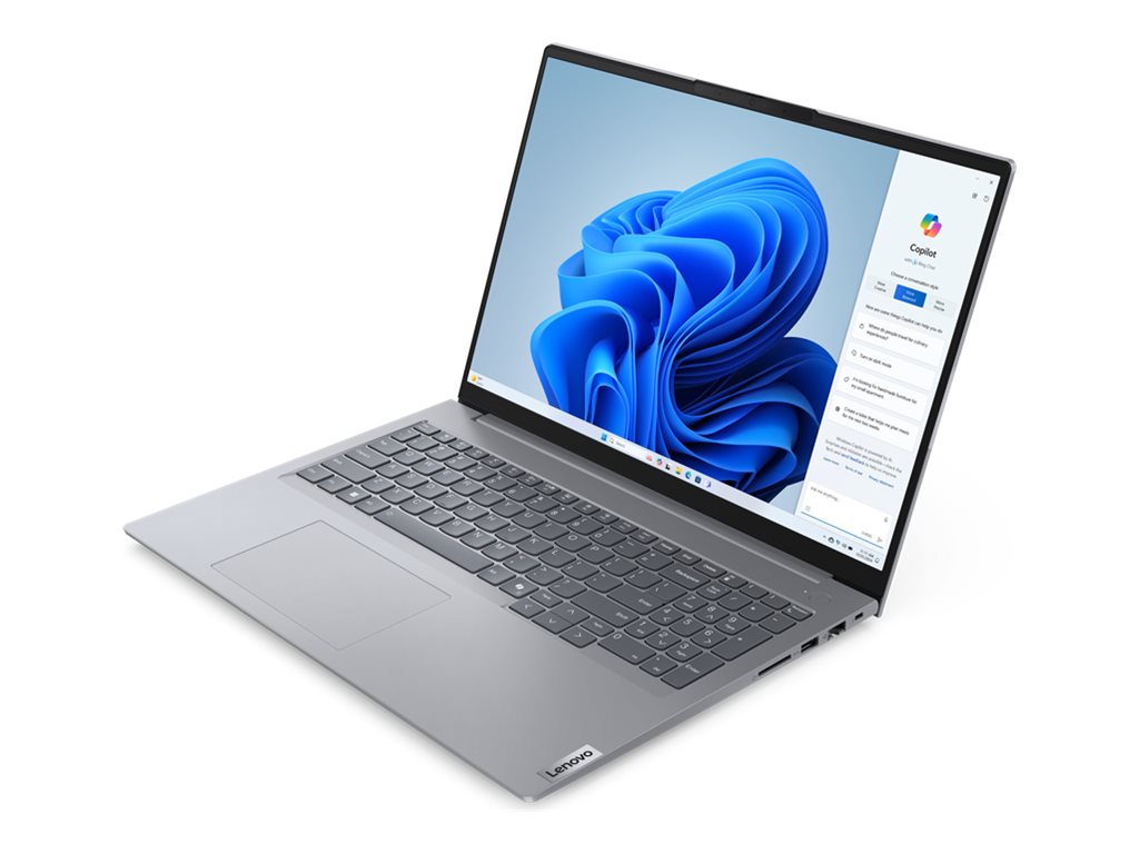 Lenovo ThinkBook 16 G7 IML 21MS - 180-degree hinge design - Intel Core Ultra 7 - 155U / up to 4.8 GHz - Win 11 Pro - Intel Graphics 21MS008PUS