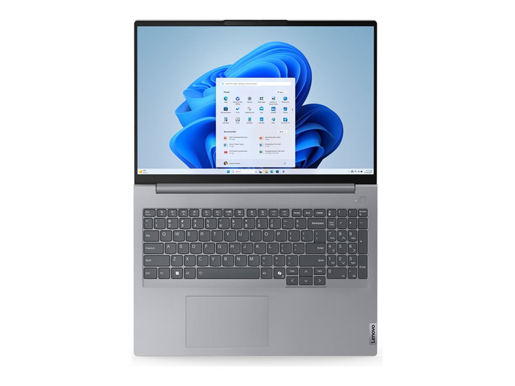 Lenovo ThinkBook 16 G7 IML 21MS - 180-degree hinge design - Intel Core Ultra 7 - 155U / up to 4.8 GHz - Win 11 Pro - Intel Graphics 21MS008PUS
