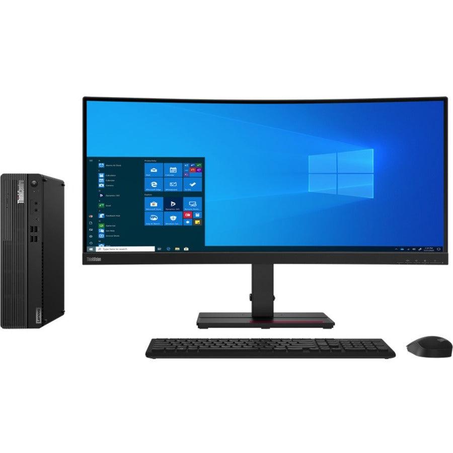 Lenovo ThinkCentre M80s Gen 3 11TG0001US Desktop Computer - Intel Core i5 12th Gen i5-12500 Hexa-core (6 Core) 3 GHz - 16 GB RAM DDR5 SDRAM - 256 GB M.2 PCI Express NVMe 4.0 SSD - Small Form Factor - Raven Black