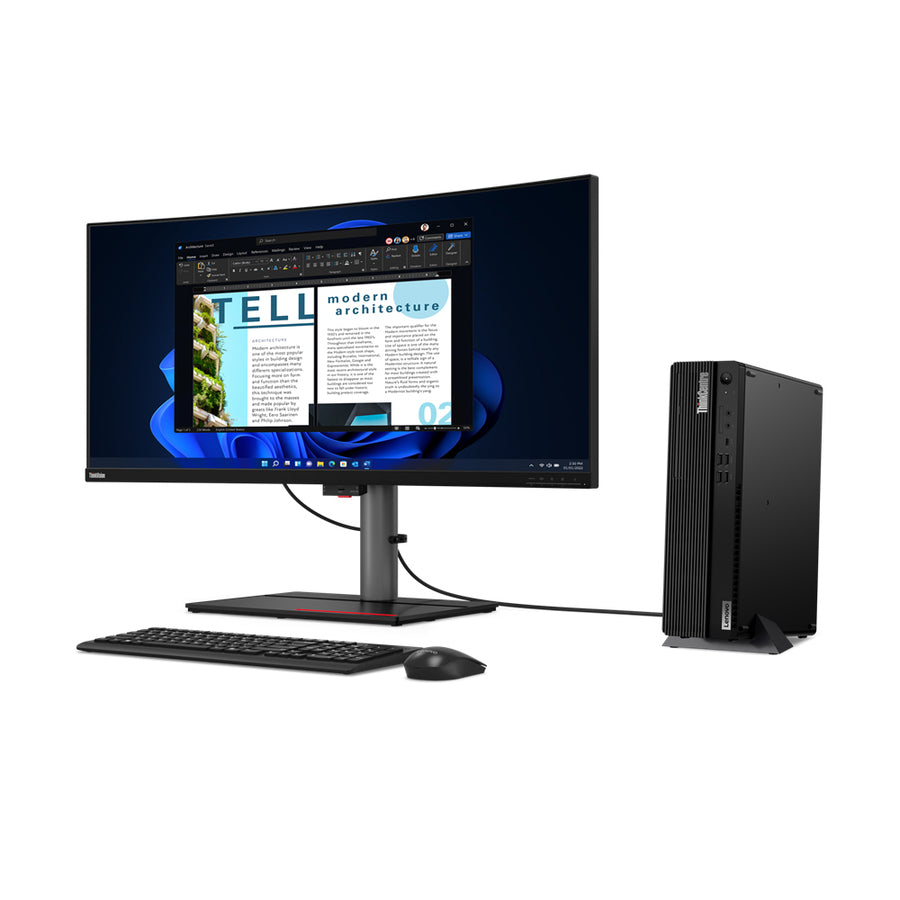 Lenovo ThinkCentre M80s Gen 3 11TG001MUS Desktop Computer - Intel Core i5 12th Gen i5-12500 - vPro Technology - 16 GB - 512 GB SSD - Small Form Factor - Black