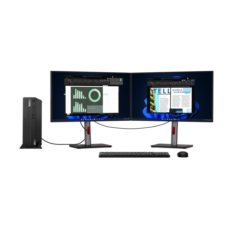 Lenovo ThinkCentre M80s Gen 3 11TG001MUS Desktop Computer - Intel Core i5 12th Gen i5-12500 - vPro Technology - 16 GB - 512 GB SSD - Small Form Factor - Black