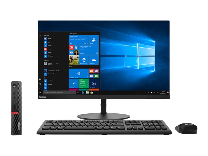 Lenovo ThinkCentre M920 - SFF - Core i7 8700 / up to 4.6 GHz - RAM 16 GB - SSD 256 GB - NVMe - UHD Graphics 630 -