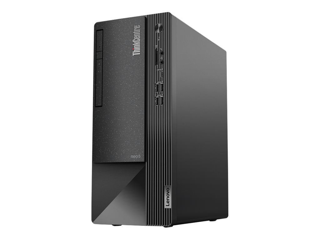 Lenovo ThinkCentre neo 50t 11SE - Tower Core i3 12100 / up to 4.3 GHz - RAM 4 GB - HDD 1 TB - DVD-Writer - UHD Graphics