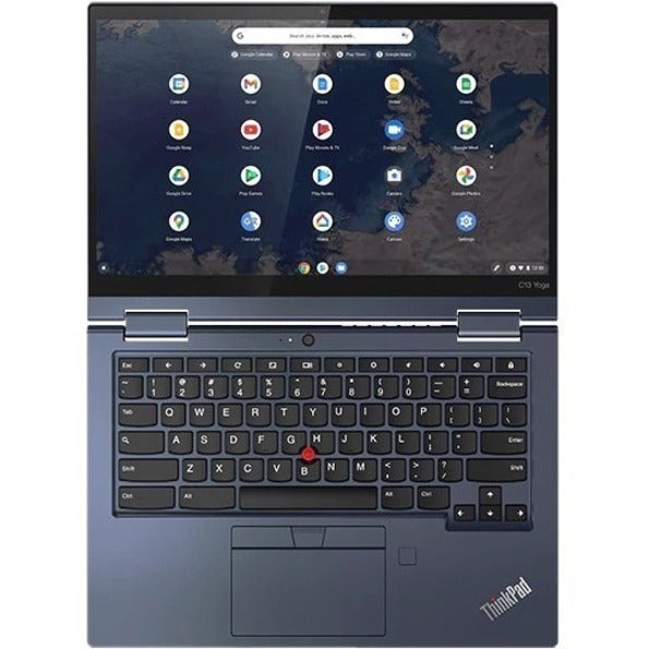 Lenovo ThinkPad C13 Yoga Gen 1 20UXS04W00 13.3 Touchscreen Convertible 2 in 1 Chromebook - Full HD - AMD Ryzen 5 3500C - 8 GB - 128 GB SSD - English (US) Keyboard - Abyss Blue"