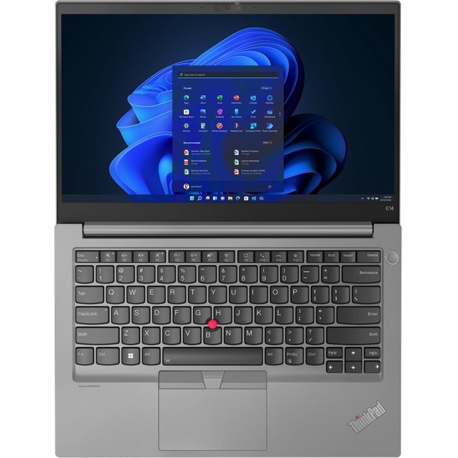 Lenovo ThinkPad E14 Gen 4 21E3008HUS 14 Notebook - Full HD - Intel Core i5 12th Gen i5-1235U - 8 GB - 256 GB SSD - English Keyboard - Mineral Metallic"