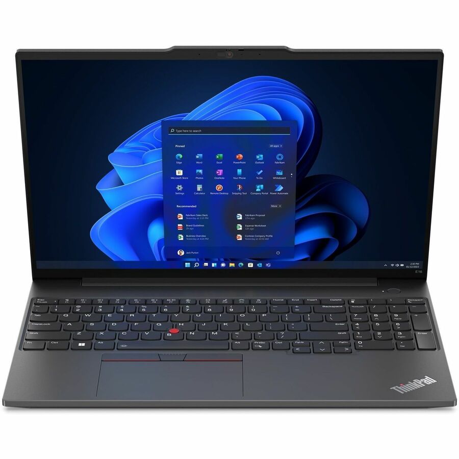 Lenovo ThinkPad E16 Gen 1 21JN00DPUS 16" Notebook - WUXGA - 1920 x 1200 - Intel Core i7