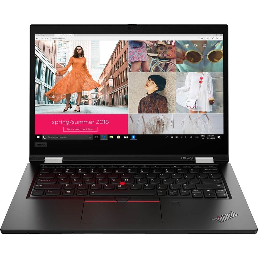 Lenovo ThinkPad L13 Yoga Gen 2 20VK002BUS 13.3 Touchscreen Convertible 2 in 1 Notebook - Full HD - Intel Core i5 i5-1145G7 - 8 GB - 256 GB SSD - English (US) Keyboard - Black"