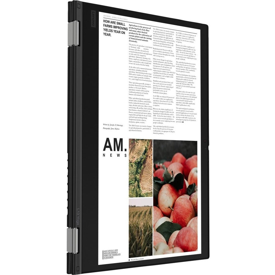Lenovo ThinkPad L13 Yoga Gen 2 21AD0029US 13.3 Touchscreen Convertible 2 in 1 Notebook - Full HD - AMD Ryzen 7 PRO 5850U - 16 GB - 512 GB SSD - English (US) Keyboard - Glossy Black"